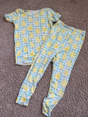 Little pajama co-Kids Yellow Chick Pajama Set - Soft Cotton Sleepwear